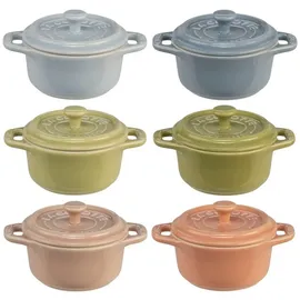 Staub Macaron Topf-Set 6-tlg. Kochtopf + Cocotte