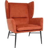 MCW Lounge-Sessel L62 Textil 73 x 96 x 82 cm Braun mit Rollen