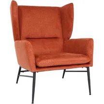 MCW Lounge-Sessel L62 Textil 73 x 96 x 82 cm Braun mit Rollen