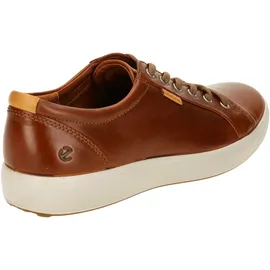 ECCO Herren Soft 7 Sneaker, Cognac, 12-12.5