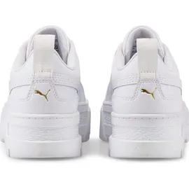 Puma Mayze Lth Damen Weiß/Gold 36