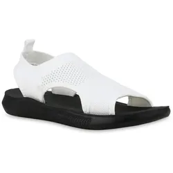 Damen Komfort Sandalen in Weiss