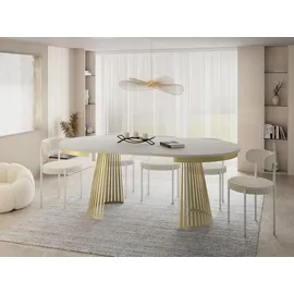 WFL GROUP Naro Ø 120 cm beige/grau