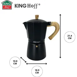 OEM Kinghoff Espressomaschine, Druckkaffeemaschine, 450ml, 9 Tassen,