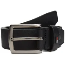 Tommy Hilfiger Herrengürtel Leder 3,5 cm schwarz 80