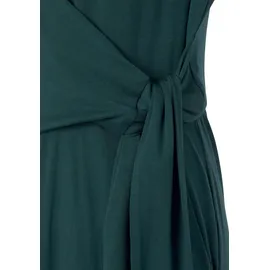 LASCANA Culotte-Overall mit Knotendetail in der Taille, femininer Jumpsuit, festlich grün 36