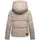 Navahoo Damen Winterjacke warme Steppjacke mit Abnehmbarer Kapuze Frostherz XIV Light Taupe Gr. XL - XL