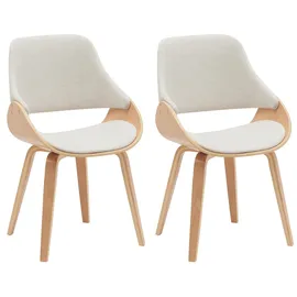 CLP 2er Set Vangale, mit Armlehne und Rückenlehne, gepolstert für hohen Sitzkomfort, Bugholzgestell