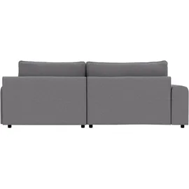 TRENDMANUFAKTUR Ecksofa TRENDMANUFAKTUR "Fordon, Schlafsofa mit Bettkasten, Couch in L-Form, Breite 250 cm", grau (anthrazit), B:250cm H:82cm T:167cm, 100% Polyester, Sofas, Ecksofa, in Struktur LUMOS, 3D-Effekt, anthrazit, Recamiere rechts