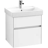 Villeroy & Boch Collaro Waschbeckenunterschrank 56 x 55 cm Glossy White