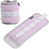 1 Paar Gewichtsmanschetten für Handgelenke Knöchel,0,25/0,5/0,75kg Gewichtsmanschetten Hand Fuß,Fußgelenkgewichte Set,Armgewichte Knöchelgewicht für Tanzen Fitness Gymnastik Yoga (Lila,2x0,5kg)