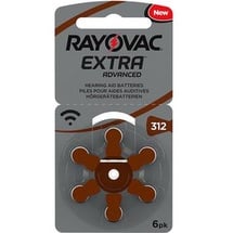 Rayovac Extra Advanced 312 PR41 6 St