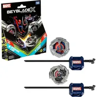 Beyblade X Marvel Collab Spider-Man 3-60F vs. Venom 3-80N Multipack Set