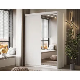lookway Schiebetürenschrank Camaro II 150 x 215 x 59 cm Weiß