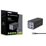 Conceptronic OZUL06BE 6-Port 200W GaN USB PD Charger mit USB-C Netzteil