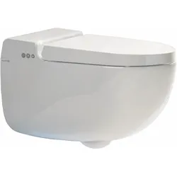 CLEANTRONIC Wandhängendes DuschWC komplettes SmartWC Weiß glänzend