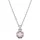 Swarovski Birthstone Anhänger Juni Rosa / Kristall, Messing