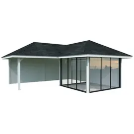 Palmako Bianca 6,72 x 6,72 m Weiß