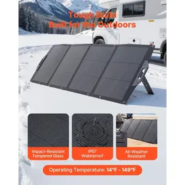 Vevor Faltbares Solarpanel monokristallin 200 W