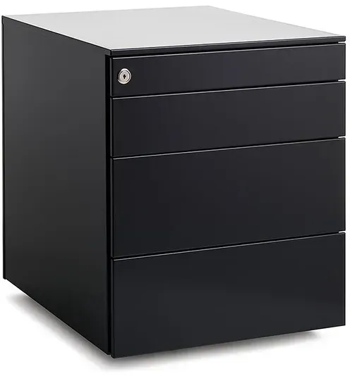 Rollcontainer Universal dieffebi schwarz, Designer Dieffebi Spa, 50.5x42x53.3 cm