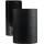 Nordlux Außenwandleuchte Glas Metall 12,0 cm IP54 dimmbar schwarz