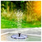 Kynast Garden Solar Wasserfontäne Springbrunnen 1,4 Watt schwimmend mit 3 Effekte