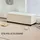Homcom Sitzbank Beige, Metall, 112x40x42 cm, Esszimmer, Bänke, Sitzbänke
