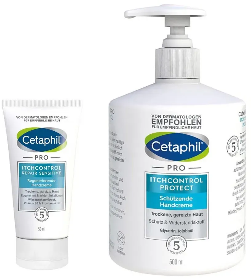 Cetaphil Pro Itchcontrol Repair Sensitive + Protect Handcreme
