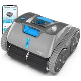 WYBOT Poolroboter Boden und Wand mit APP(180 Min., 15000mAh), Kabelloser Poolsauger Akku, Wasserlinie Poolreiniger Bodensauger mit Wandklettern, Intelligenten Navigation, 3 Motoren (Osprey 700 MAX)