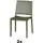 Siena Garden Stapelstuhl-Set Lane 2-teilig Olive