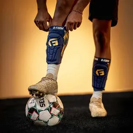 G-Form V2 Schienbeinschoner Navy/Gold M