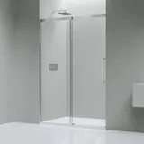 Bernstein Nischendusche Bernstein DX906 flex Schiebetür Soft-Close Chrom 8mm Nano Echtglas 140cm