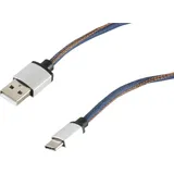 s/conn S-Conn 14-50030 USB A USB C Männlich Männlich Blau USB Kabel (14-50030)