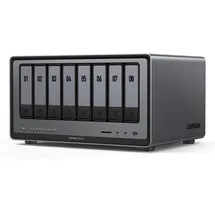 UGREEN NASync DXP 8800 Plus NAS (Diskless) 2,5 Zoll Anzahl Festplattenschächte: 8 Gray}