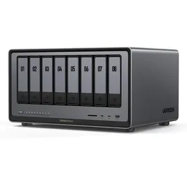 UGREEN NASync DXP 8800 Plus NAS (Diskless) 2,5 Zoll Anzahl Festplattenschächte: 8 Gray}