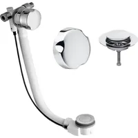 HAK Badewannenablaufgarnitur mit Einlauf,Länge 700mm, Chrom