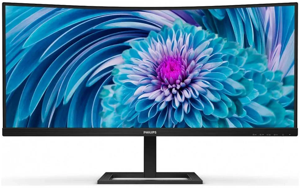 Philips Philips E-Line 346E2CUAE 34" UWQHD Curved Monitor. TFT-Monitor (3440 x 1440 Pixel px, UWQHD, 1 ms Reaktionszeit, FlickerFree Technologie)