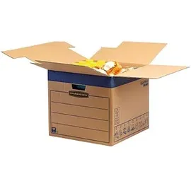 Bankers Box Umzugskartons SmoothMove FastFold 47,0 x 48,0 x 41,2 cm, 5 St.