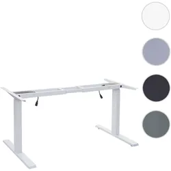 Gestell HWC-D40, variables Tischgestell für Schreibtisch, elektrisch höhenverstellbar Memory 29kg ~