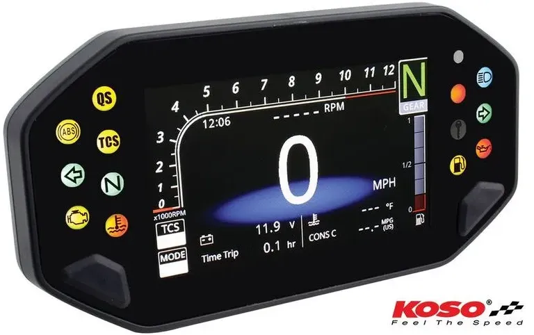 KOSO RX-4 Onbeperkt Multifunctioneel Universeel Meter