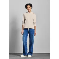 STREET ONE Damen A303188 Sweat Hoodie, Smooth sand beige