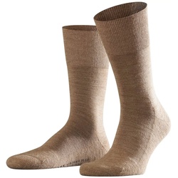 FALKE Herren Socken - Airport Plus, Kurzstrumpf, Freizeit- und Business-Socken, Unifarben Beige 45-46