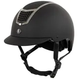 Bieman de Haas BR Reithelm Lambda Glitter (53/55, - Schwarz-Gunmetall - 53-55