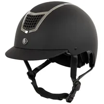 Bieman de Haas BR Reithelm Lambda Glitter (53/55, - Schwarz-Gunmetall - 53-55