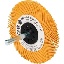 3M 3MTM Radialbürstenscheibe BB-ZS Typ C, gelb, Ø mm Körnung 80, 15000 min-1