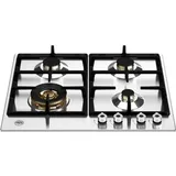Bertazzoni P604LPROX Kochfeld Edelstahl 60 cm Gaskochfeld 4 Zone(n) - Silber