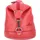 The Skandinavian Brand Mini Leder Rucksack rot