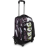 Mitama Trolley Schule DR.TROLLEY #BDBF - SPARAY, Schwarz - Rucksack mit doppeltem Fach wasserdicht - versenkbare Schultergurte - Trolley Reise Kinder, Gepäck mit Hand, Schwarz, Taglia unica, Modern