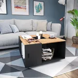 Vicco Anton Anthrazit Eiche 80 x 43 x 80 cm