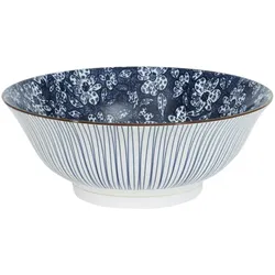 Salatschüssel Sichuan 20 cm (1 zufälliges Modell - Blau Rund Porzellan Table Passion